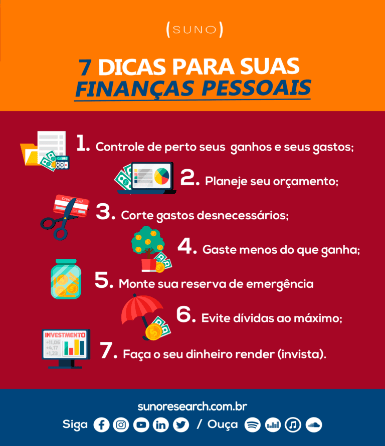 Finanças pessoais 7 dicas para melhorar a relação dinheiro