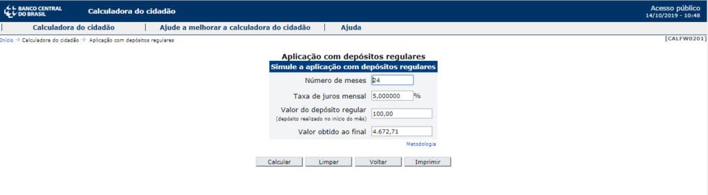 Calculadora do Cidadão aprenda a usar esse simulador financeiro