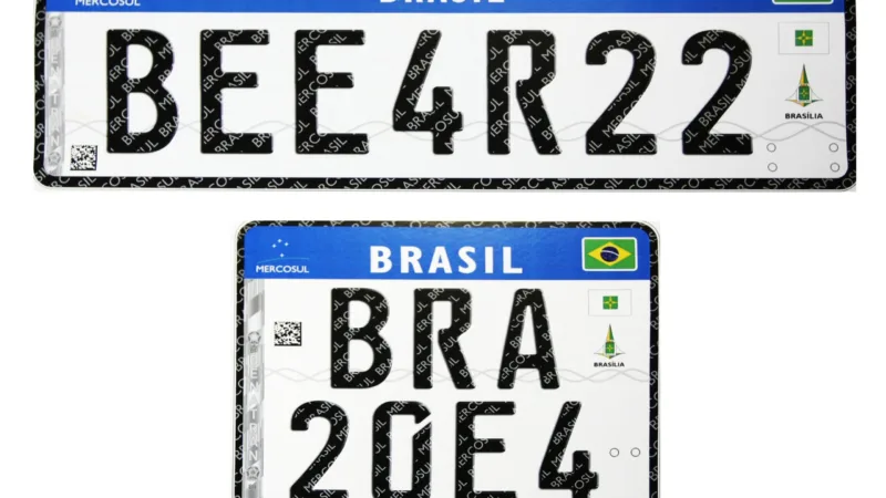 Placa automotiva Mercosul chega ao Brasil, a começar pelo RJ