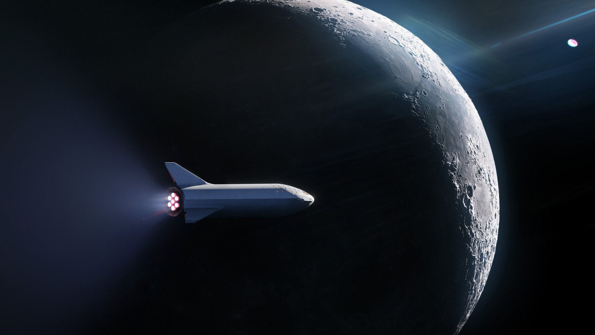 Elon Musk anuncia primeiro turista para viagem da SpaceX à Lua