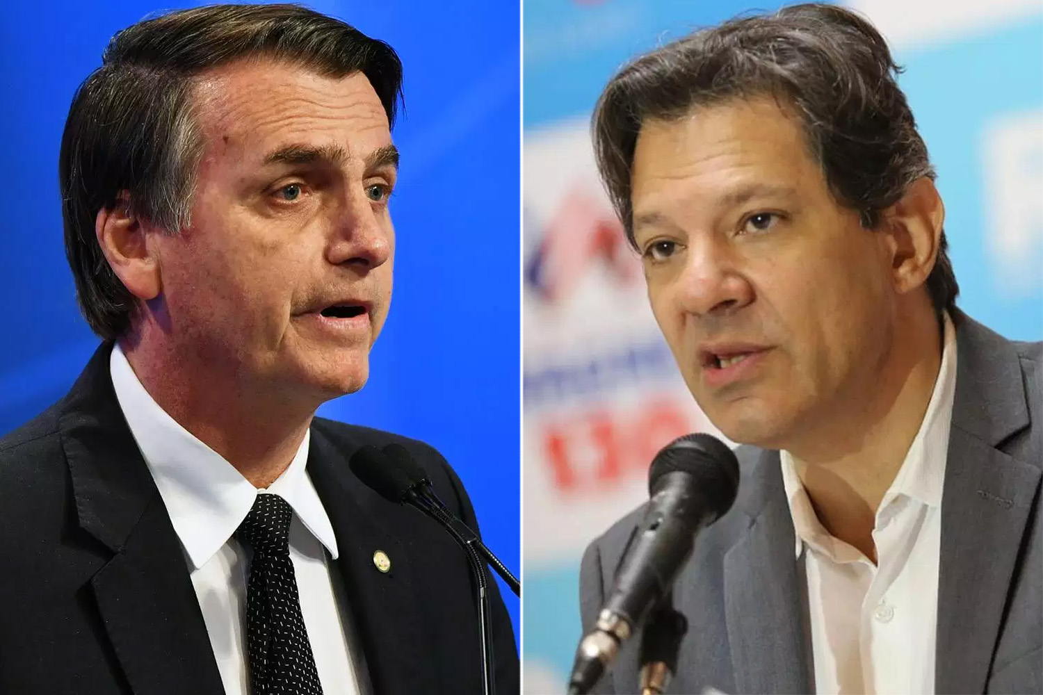 Pesquisa BTG/FBS: Jair Bolsonaro 59%, Fernando Haddad 41%