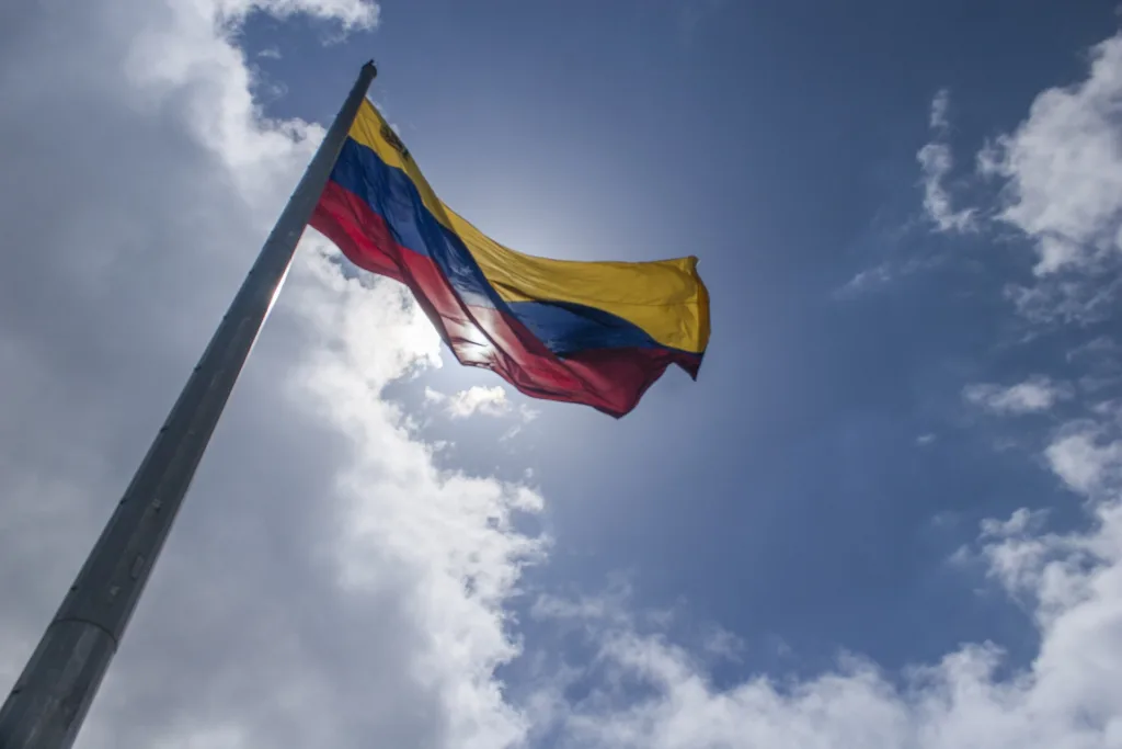 Bandeira da Venezuela. Foto: Divulgação.