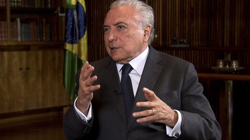 Temer afirma que “tranquilizou” líderes dos BRICS sobre Bolsonaro