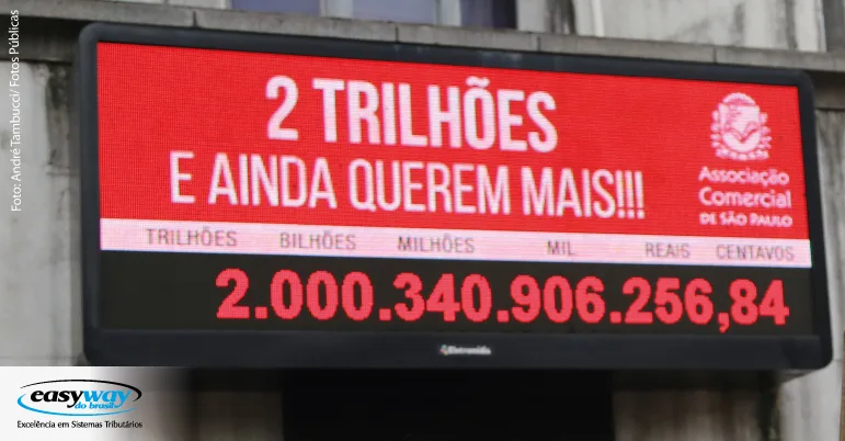Pela primeira vez Impostômetro bate R$ 2,2 trilhões