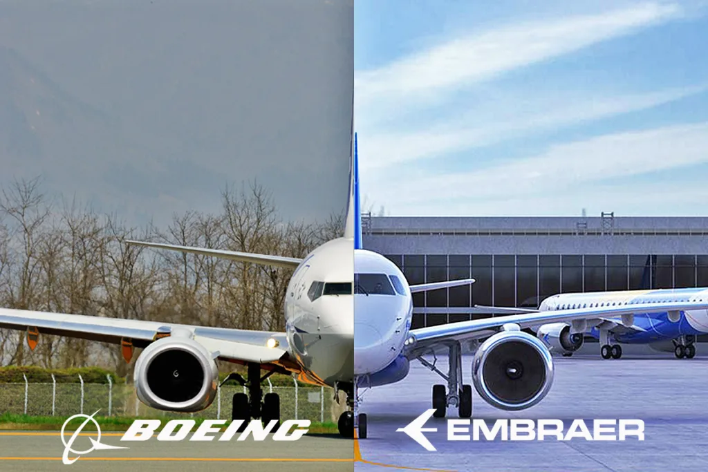 Embraer e Boeing