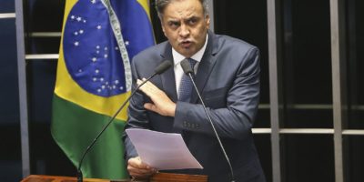 STF determina bloqueio de R$ 1,6 milhão em bens de Aécio Neves