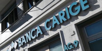 BCE determina intervenção em banco italiano Carige