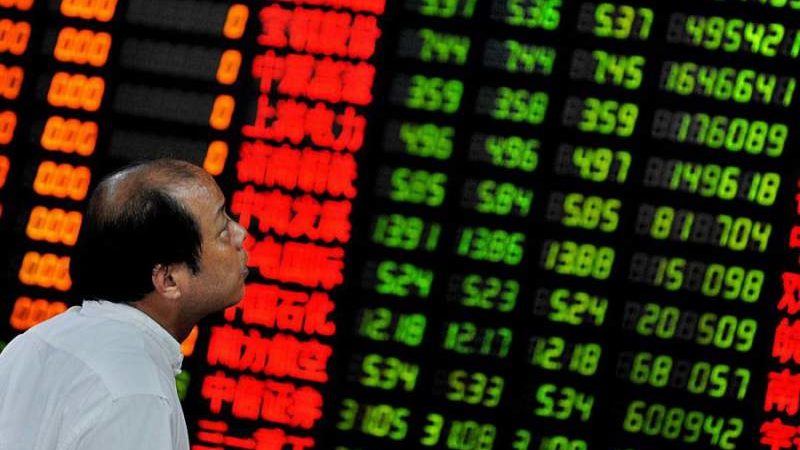 Dados econômicos fracos provocam queda de índices acionários na China