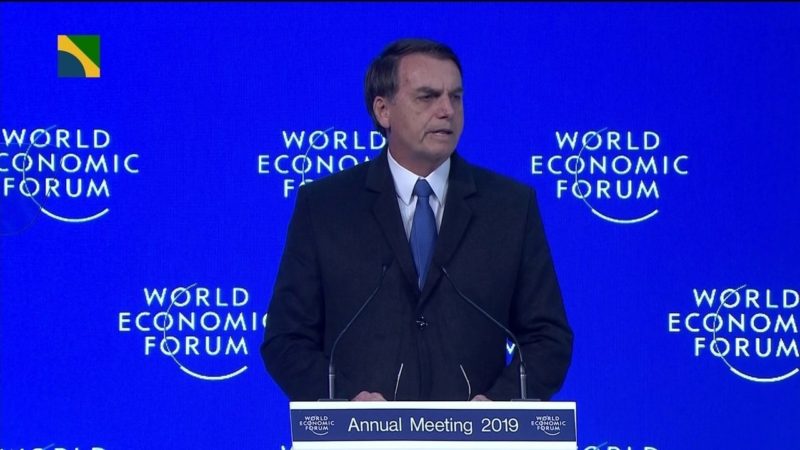 Davos: discurso de Bolsonaro não entusiasma na abertura do Fórum
