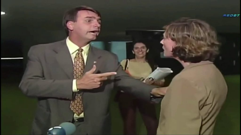 Jair Bolsonaro e Maria do Rosário no episódio que acabou no STF