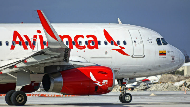 Avianca tem 254 voos cancelados após perder mais de 10 aviões
