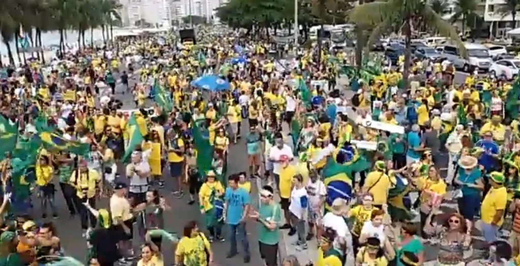 Atos apoio Bolsonaro