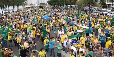 Atos em apoio a Bolsonaro já têm início pelo país neste domingo