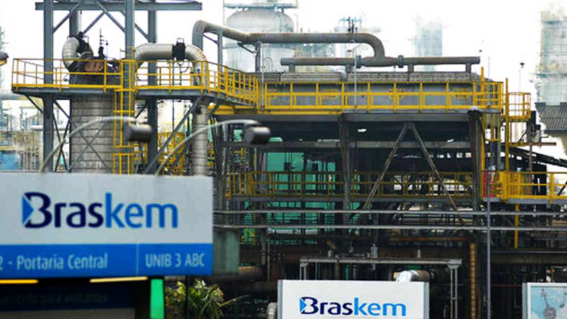 Braskem (BRKM5) negocia  com seguradoras apólice de US$ 300 milhões para problema de Alagoas