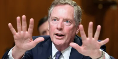 Lighthizer: Tarifas não são suficientes para a China parar de trapacear