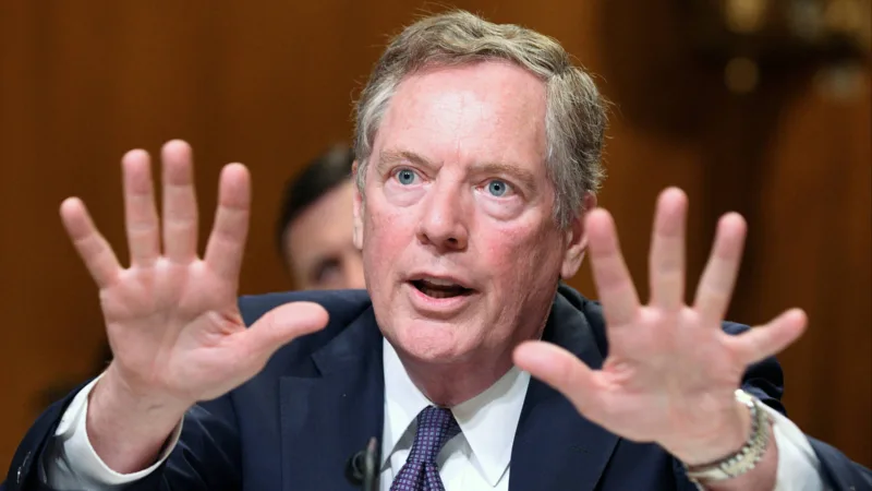 Lighthizer: Tarifas não são suficientes para a China parar de trapacear
