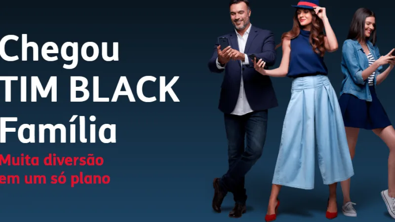TIM lança Black Família com atendimento humano; empresa cai na B3