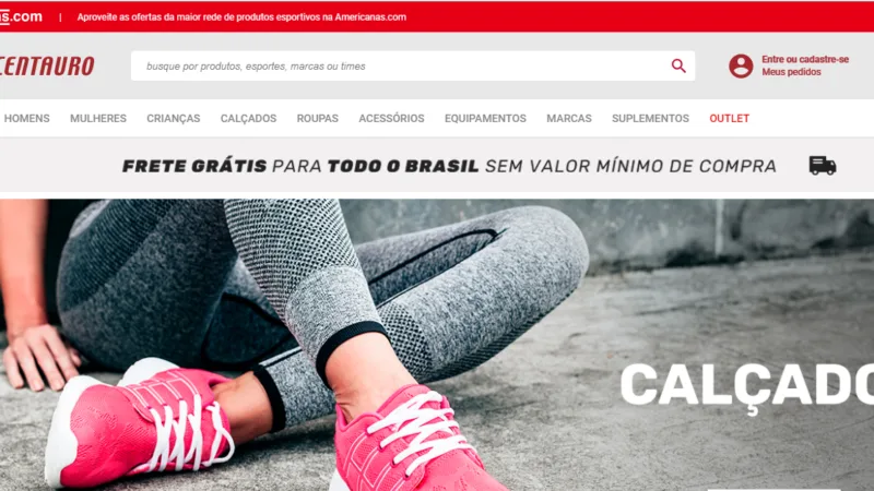 B2W e Centauro firmam parceria e lançam plataforma de venda online nesta terça