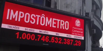 Impostômetro atinge a marca de R$ 1 trilhão neste sábado