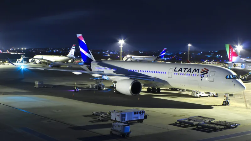 Latam espera operar com 50% da capacidade até o final do ano