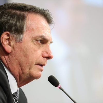 Bolsonaro falou com apoiadores nessa quarta-feira (4)