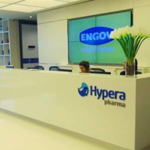 A ação da Hypera Pharma (HYPE3) fechou esta terça-feira em queda de 2,30% aos R$ 31,07. 