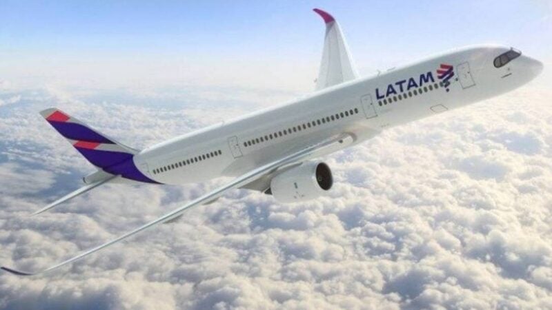 Latam Airlines: Transporte de passageiros da aérea tem queda de 89,1% em agosto