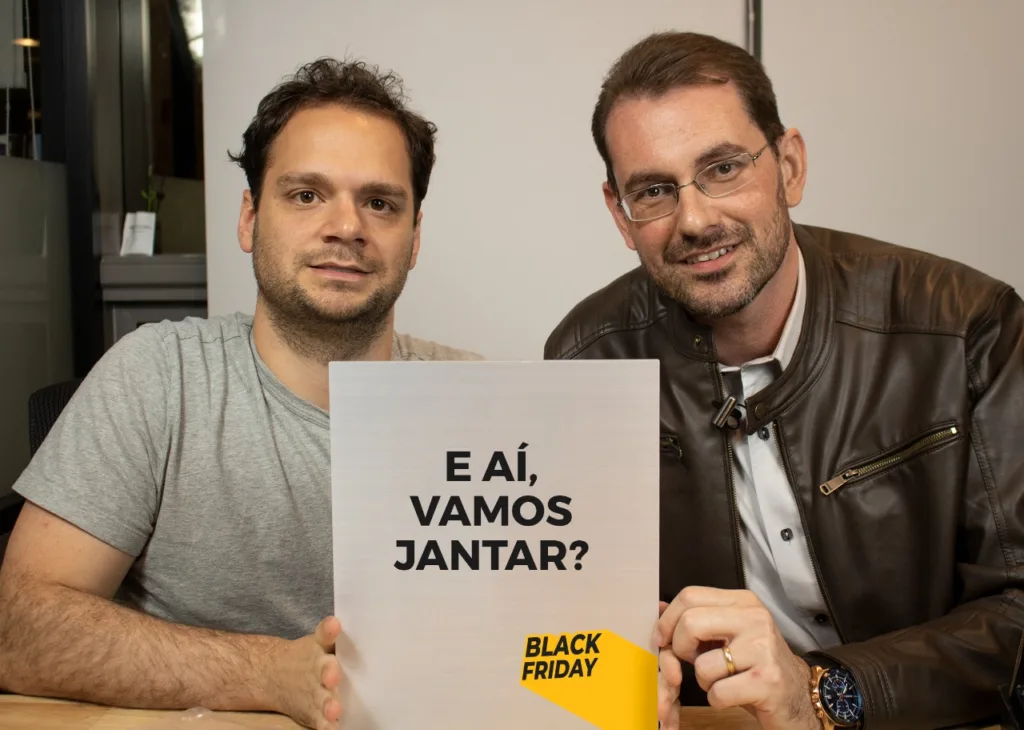 Descubra como concorrer a um jantar com o Tiago Reis e com o prof. Baroni nessa Black Friday da SUNO Research
