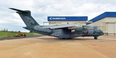 Embraer (EMBR3) entrega quarta aeronave C-390 Millennium à Força Aérea Brasileira