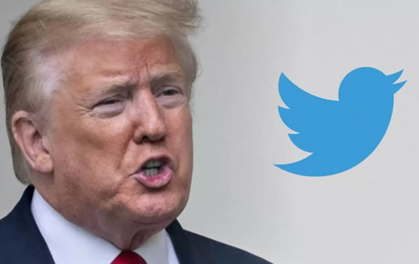 O Twitter suspendeu a conta de Donald Trump alegando "risco de mais incitação à violência"