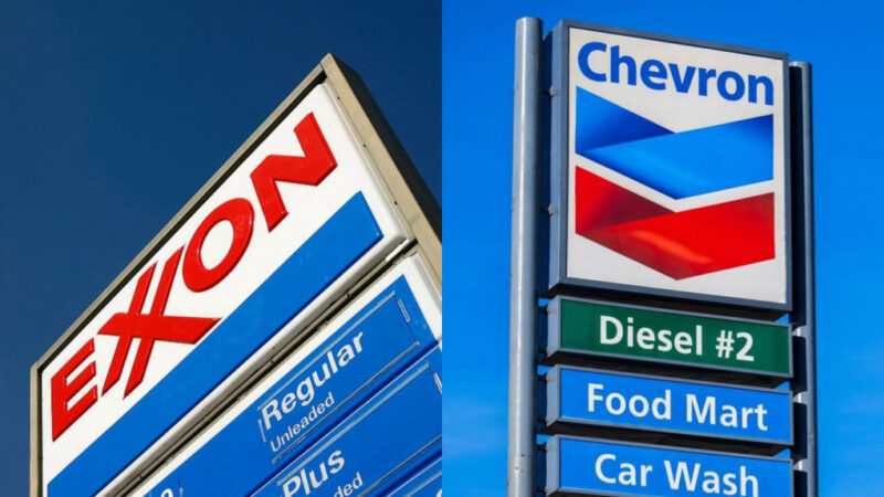 Exxon e Chevron estudam fusão, diz jornal; ações avançam no pre-makert