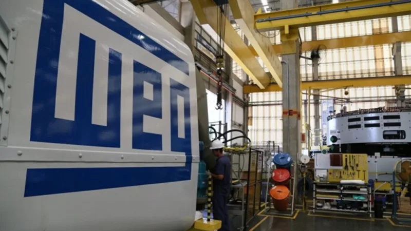 Weg (WEGE3) lucra R$ 764,2 milhões no primeiro trimestre, alta de 73,7% na base anual
