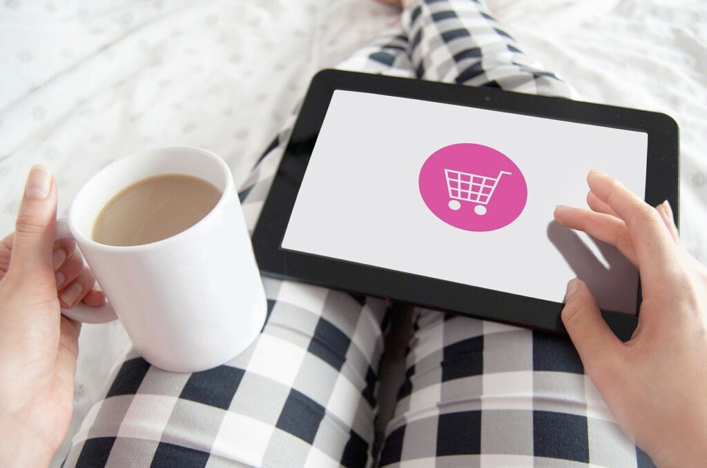 E-commerce. Foto: Pixabay. Shopee, Meli34 mercado livre