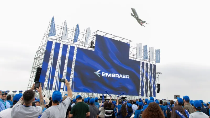 Embraer (EMBR3): lucro líquido ajustado aumenta 20% no 2T23, para R$ 279 milhões