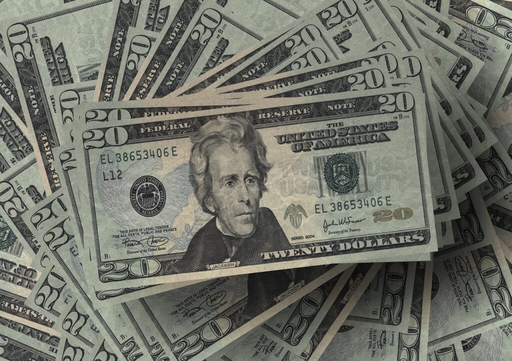 Dólar em alta no mês de junho: maior avanço desde o começo da pandemia, em 2020. Foto: Pixabay
