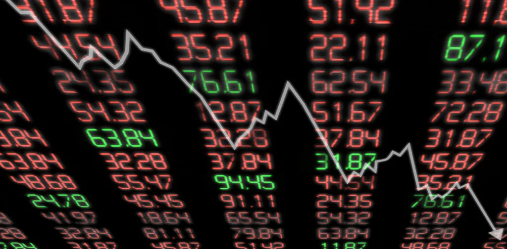O Ibovespa fecha em forte queda