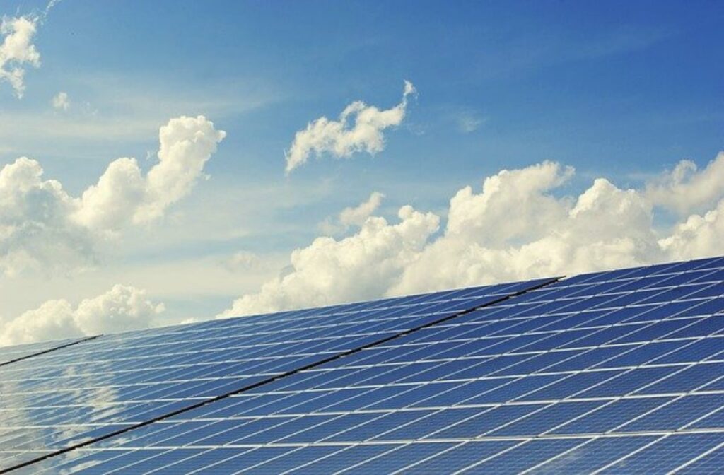 Placas fotovoltaicas de geração de energia solar