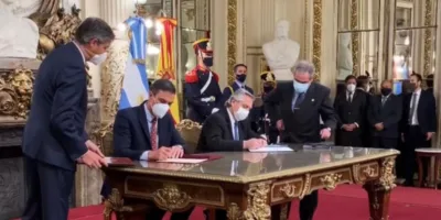 Após reunião, Fernández e Sánchez destacam importância de acordo UE-Mercosul