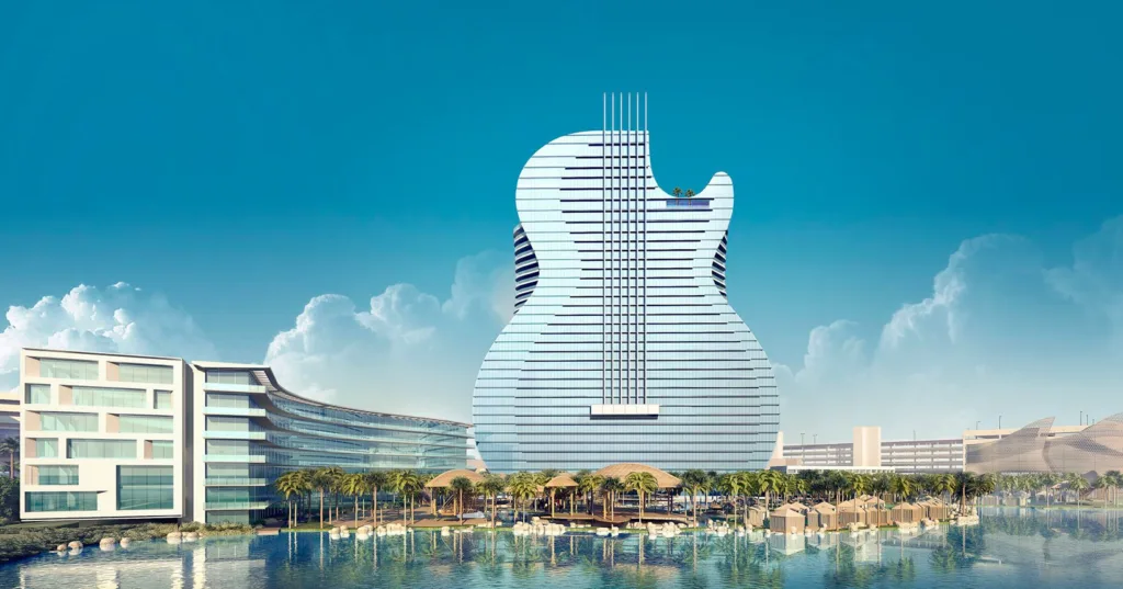 No site da Hard Rock, ainda constam como "em breve" hotéis localizados em Fortaleza (CE) e Sertanópolis (PR) - Foto: Reprodução/Site/Hard Rock Hotéis