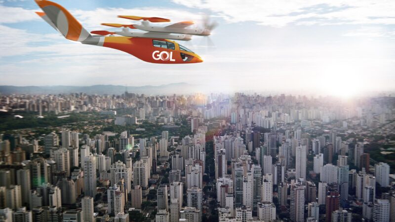Gol (GOLL4) compra 250 aeronaves elétricas do tipo eVTOL