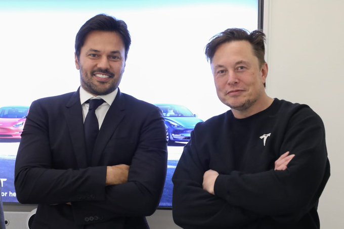 Ministro Fábio Faria se reúne com Elon Musk para levar internet à Amazônia