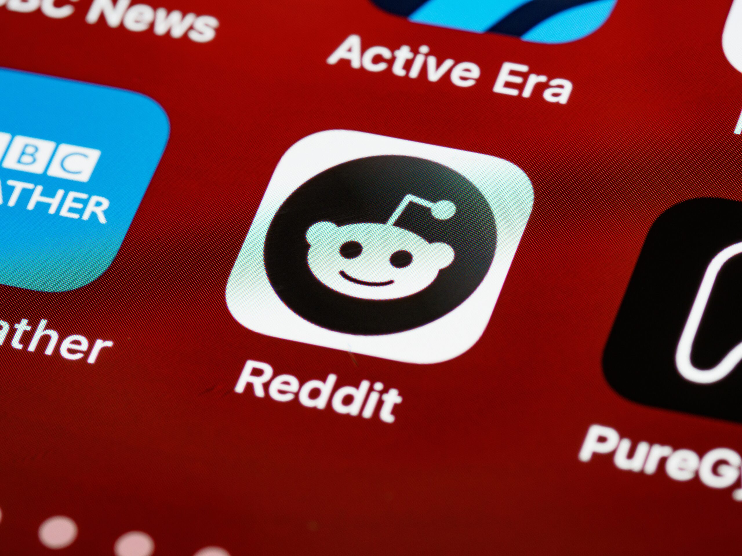 Aplicativo do Reddit. Foto: Pexels