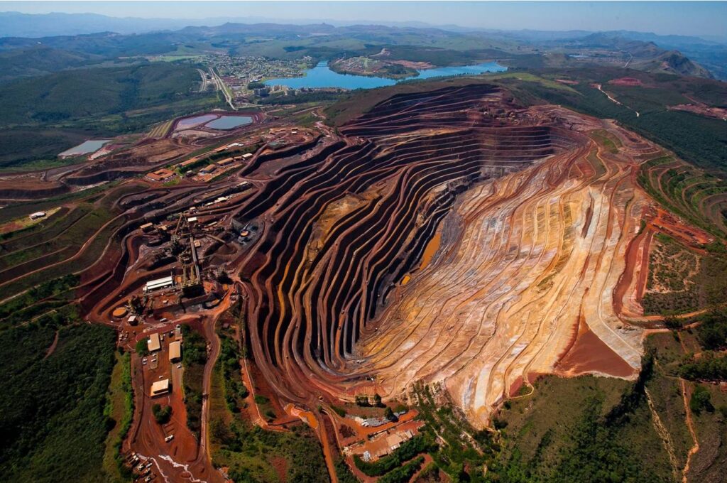 Extração minério de ferro. Foto: Reprodução Vallourec