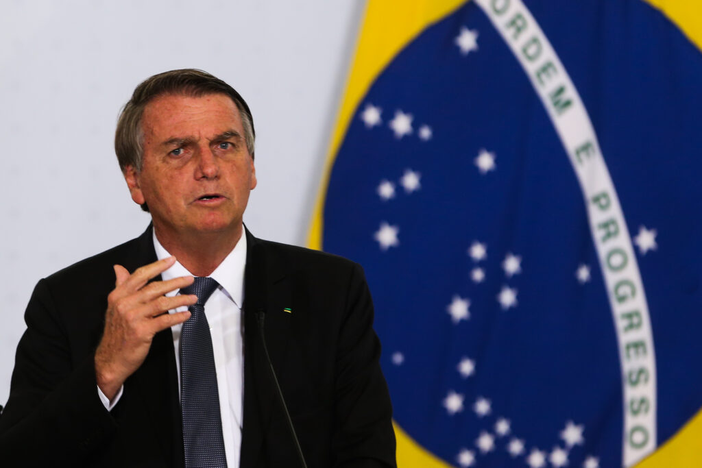 Bolsonaro faz balanço do governo e afirma não apoiar confrontos. Foto: Valter Campanato/Agência Brasil