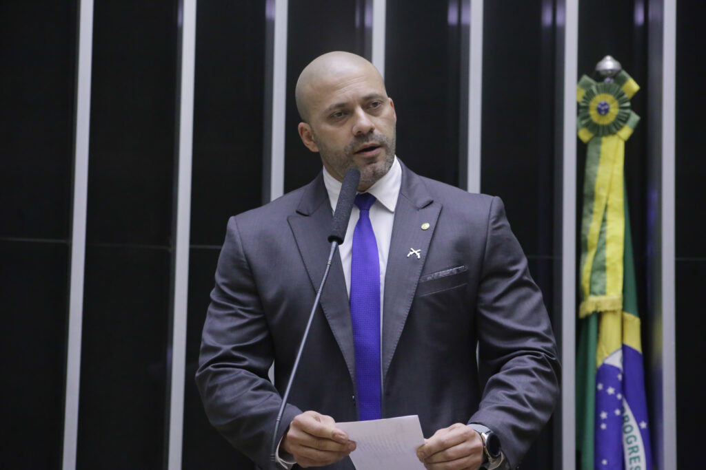 Daniel Silveira foi condenado por um placar de 10 a 1 no STF - Foto: Paulo Sérgio/Câmara dos Deputados