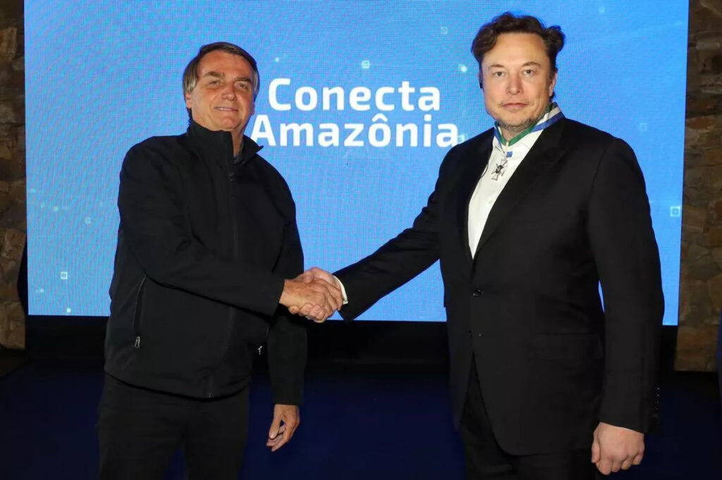 Bolsonaro e Elon Musk - Foto: Reprodução/Twitter