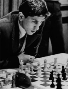 Bobby Fischer, se tornou o primeiro americano a conquistar um