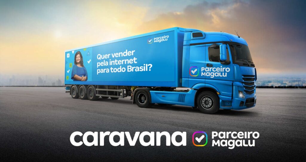 Magazine Luiza: caravana quer recrutar vendedores. Foto: Divulgação