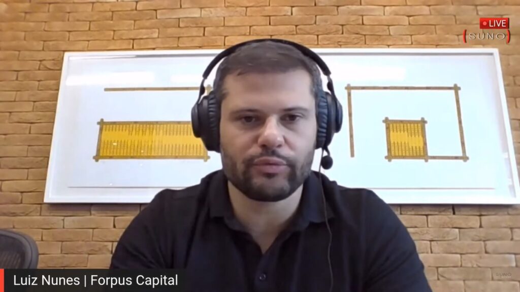 Luiz Nunes, da Forpus Capital, em entrevista ao 'Almoço com Gestor', do Suno Notícias