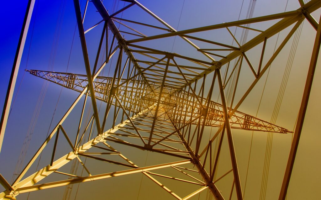 Taesa. Torres de transmissão de energia. Foto: Pixabay
